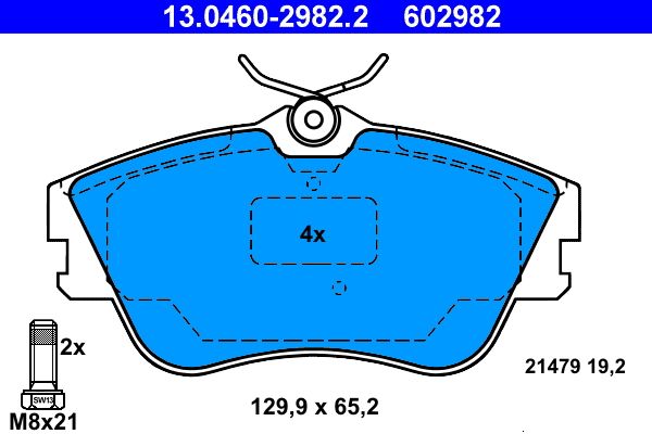 ATE Brake Pad Set, disc brake