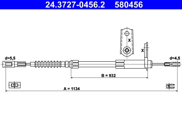 ATE Cable, parking brake