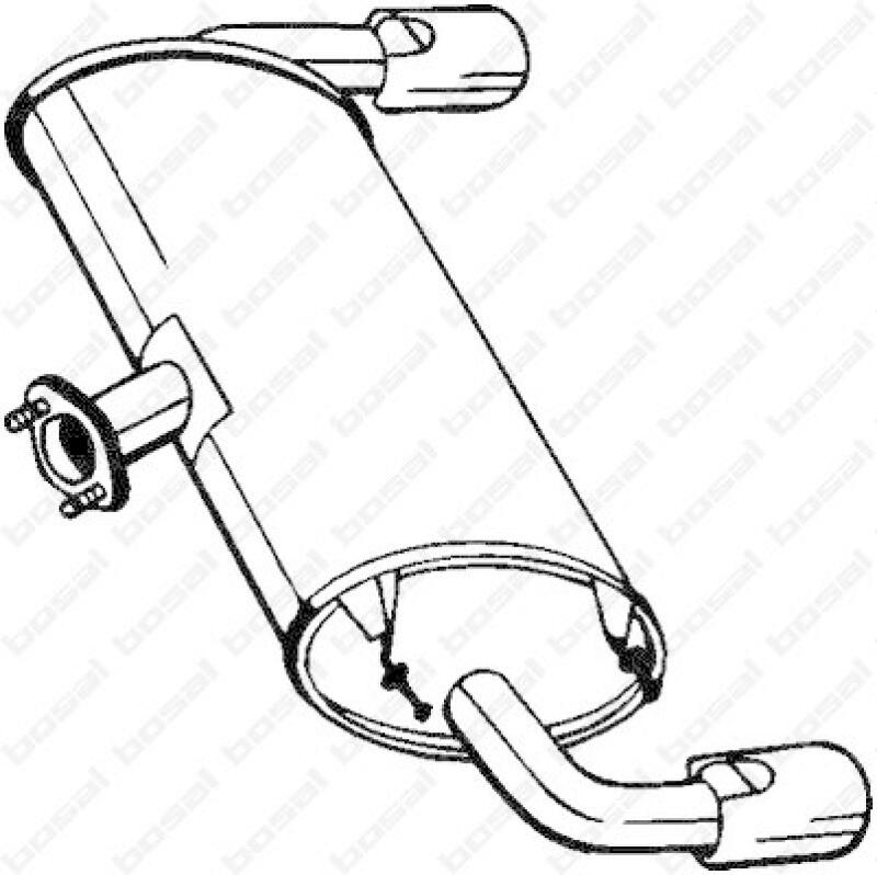 BOSAL Endschalldämpfer