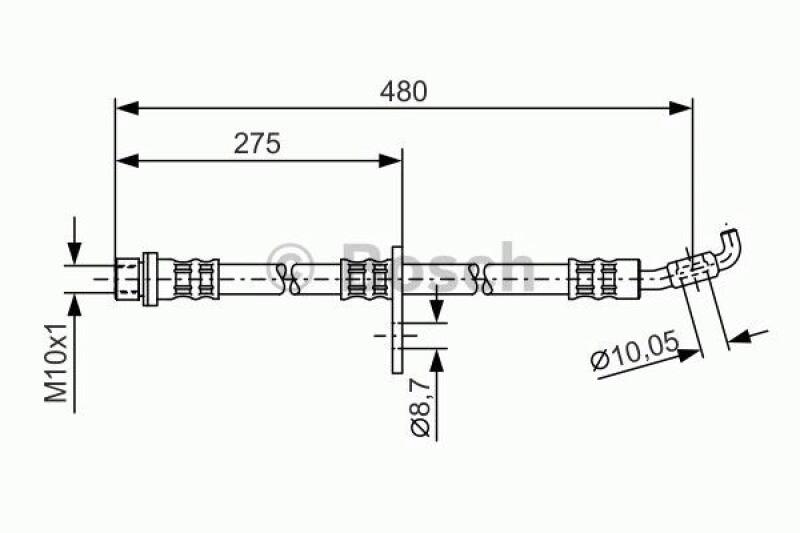 BOSCH Bremsschlauch