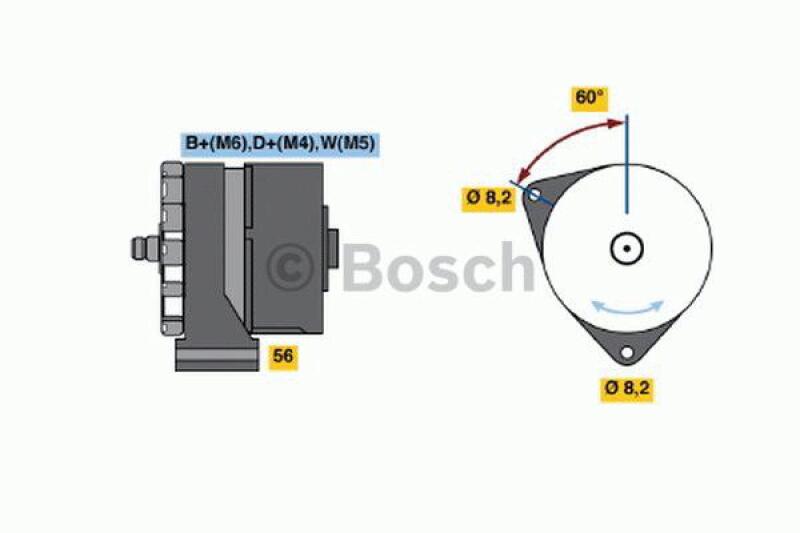 BOSCH Generator 0 986 035 910