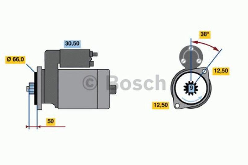 BOSCH Starter 0 986 018 930