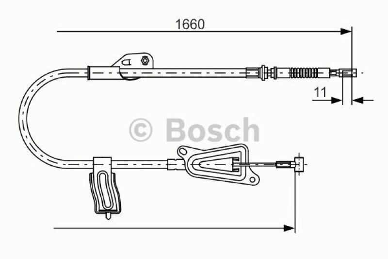 BOSCH Seilzug, Feststellbremse