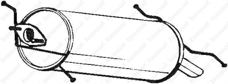BOSAL Endschalld&auml;mpfer 171-389