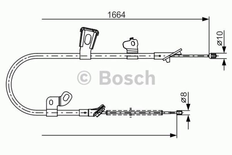 BOSCH Seilzug, Feststellbremse