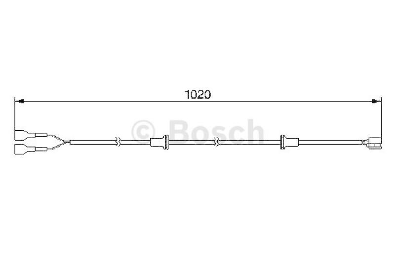 BOSCH Warnkontakt, Bremsbelagverschleiß