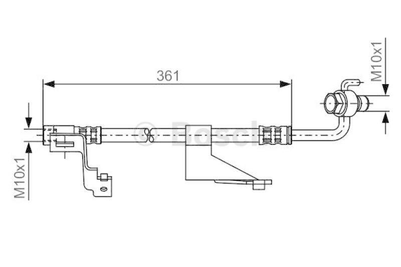 BOSCH Bremsschlauch 1 987 476 821