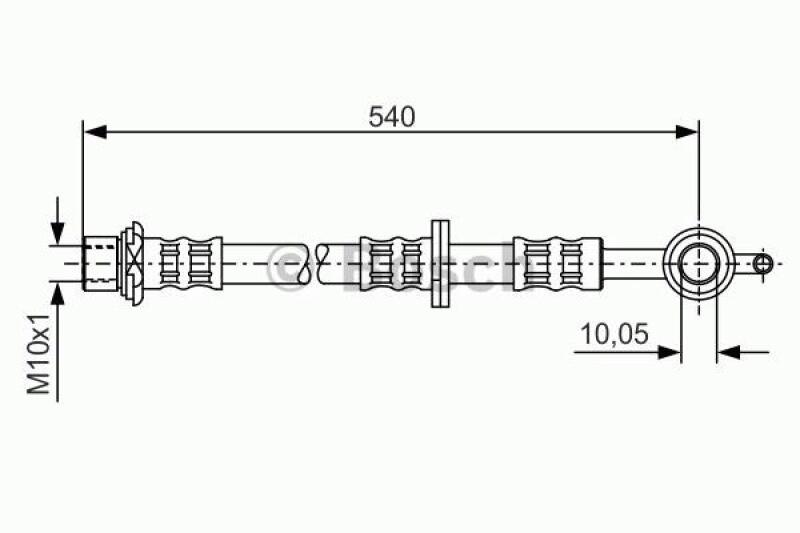 BOSCH Bremsschlauch 1 987 476 834