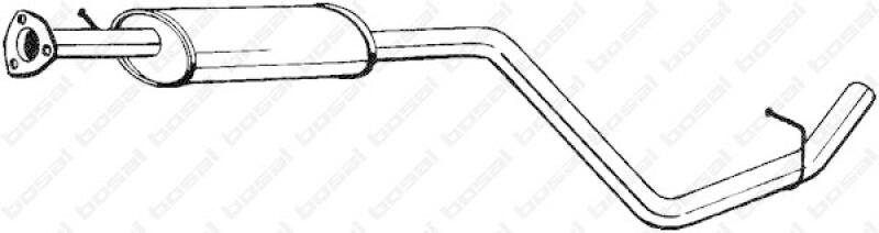 BOSAL Mittelschalld&auml;mpfer 283-143