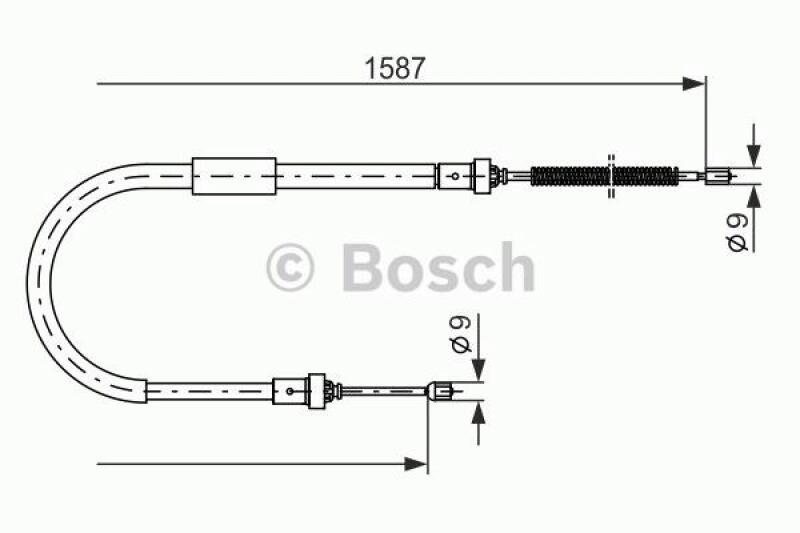 BOSCH Seilzug, Feststellbremse
