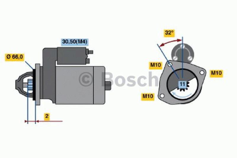 BOSCH Starter 0 986 019 271