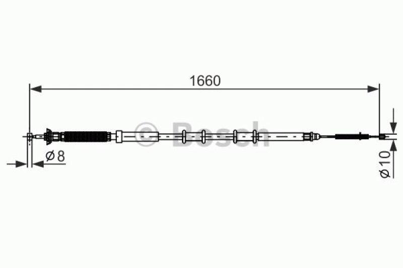 BOSCH Seilzug, Feststellbremse 1 987 477 973