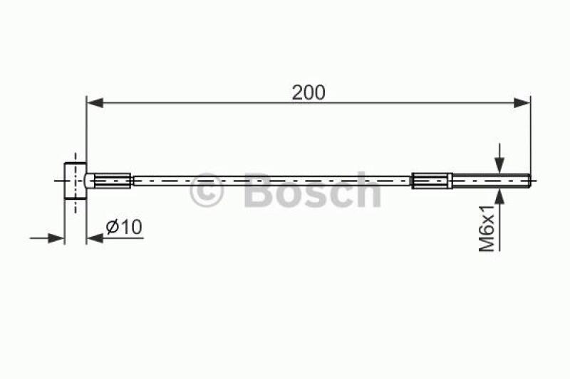 BOSCH Cable, parking brake