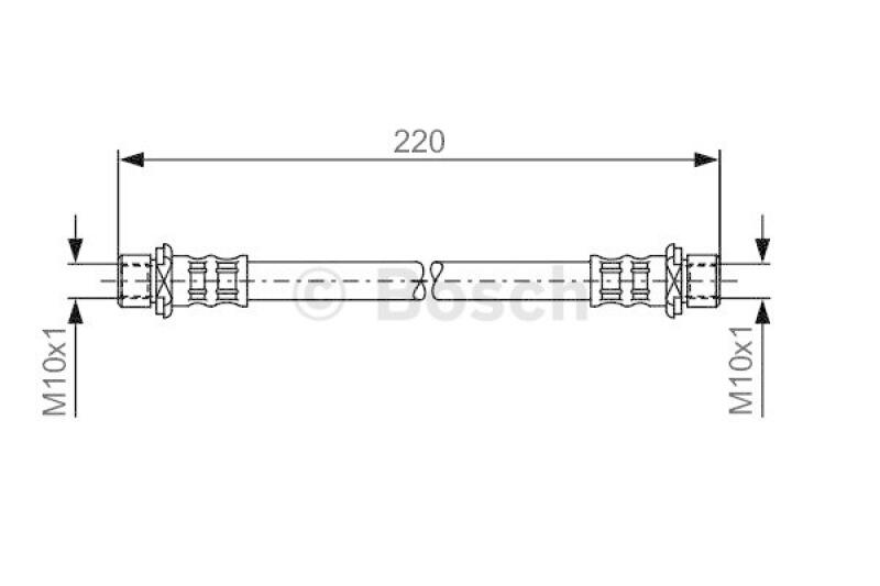 BOSCH Bremsschlauch