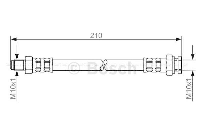 BOSCH Bremsschlauch 1 987 476 877
