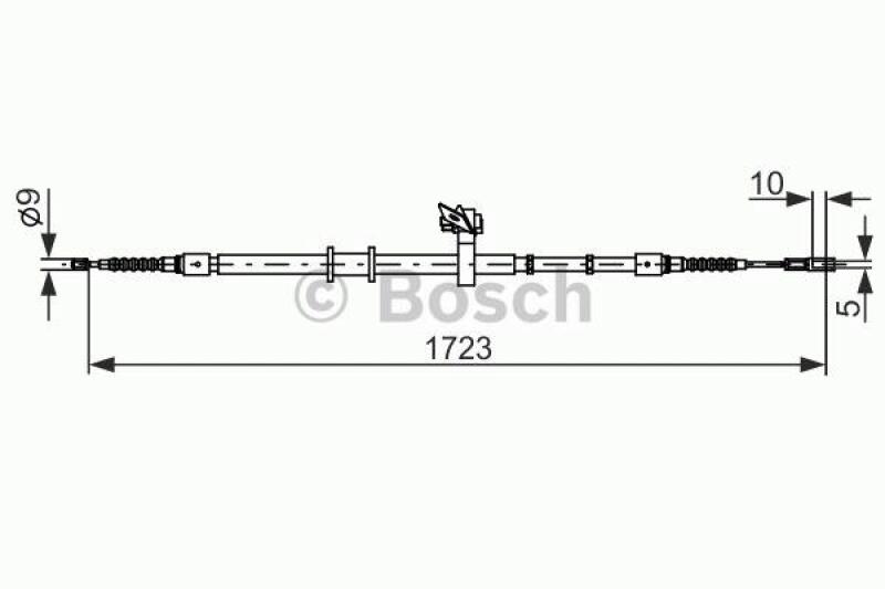 BOSCH Seilzug, Feststellbremse 1 987 482 269