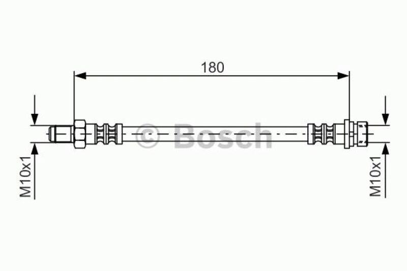 BOSCH Bremsschlauch 1 987 476 887