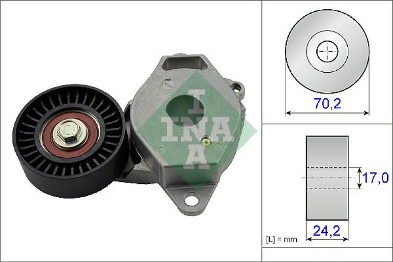 INA Tensioner Lever, v-ribbed belt