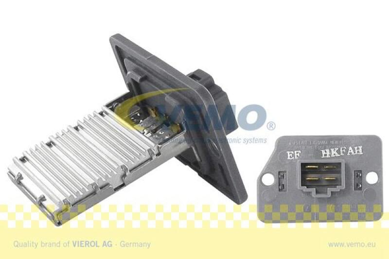 VEMO Regulator, passenger compartment fan Q+, original equipment manufacturer quality