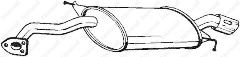 BOSAL Endschalld&auml;mpfer 177-003