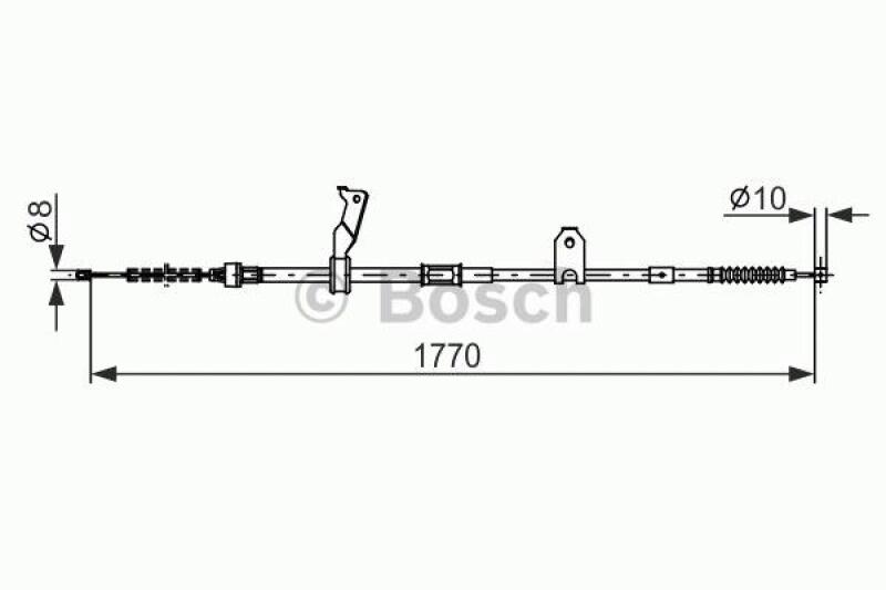 BOSCH Seilzug, Feststellbremse 1 987 482 300
