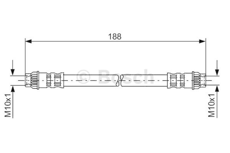 BOSCH Bremsschlauch