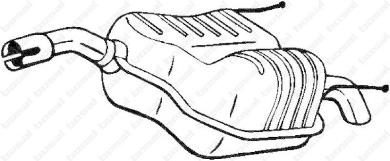 BOSAL Endschalld&auml;mpfer 185-001