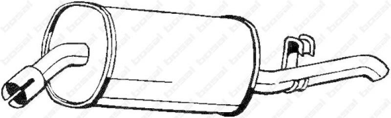 BOSAL Endschalld&auml;mpfer 185-047