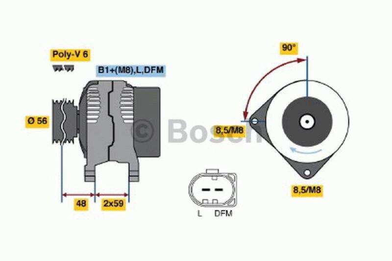 BOSCH Generator 0 986 045 330