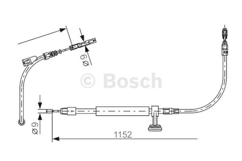 BOSCH Seilzug, Feststellbremse