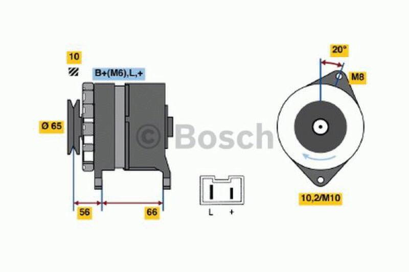 BOSCH Generator 0 986 037 321