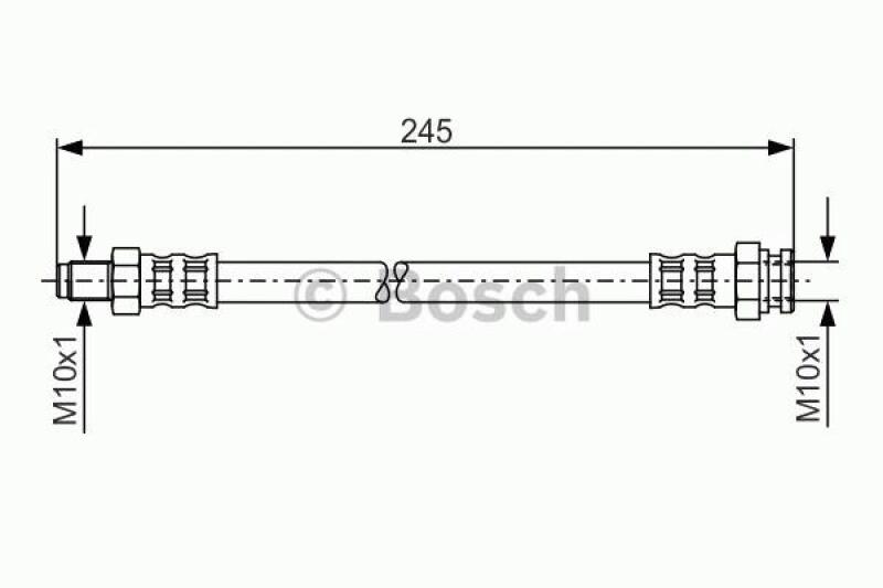 BOSCH Bremsschlauch 1 987 481 013