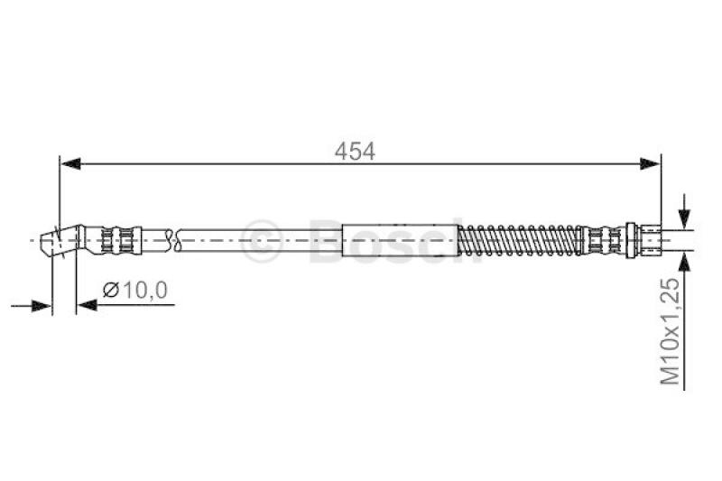 BOSCH Bremsschlauch 1 987 481 029