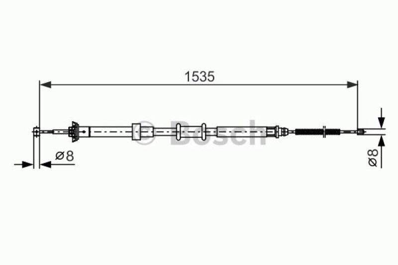 BOSCH Seilzug, Feststellbremse 1 987 482 394