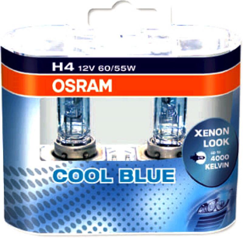 OSRAM H4 Cool Blue Intense Xenon Look Duo Pack