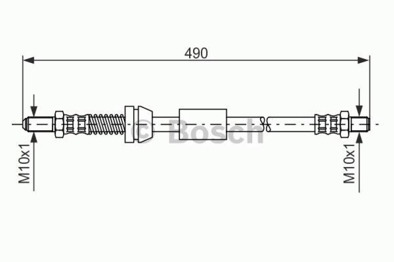 BOSCH Bremsschlauch 1 987 481 069