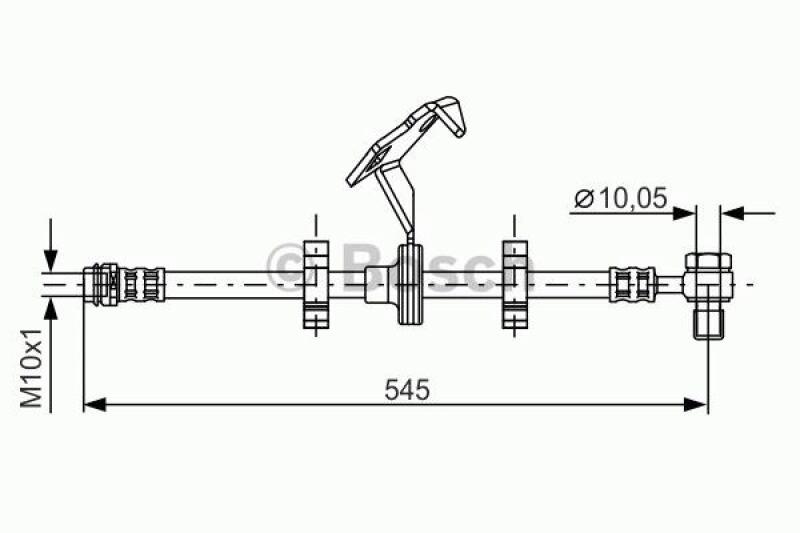 BOSCH Bremsschlauch 1 987 481 078