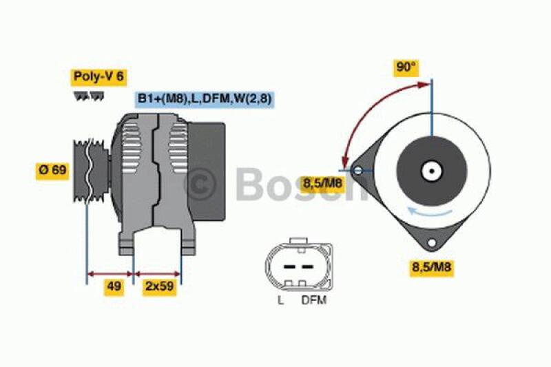 BOSCH Alternator