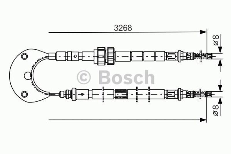 BOSCH Seilzug, Feststellbremse