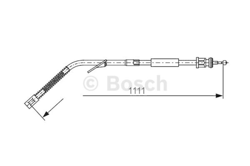 BOSCH Cable, parking brake