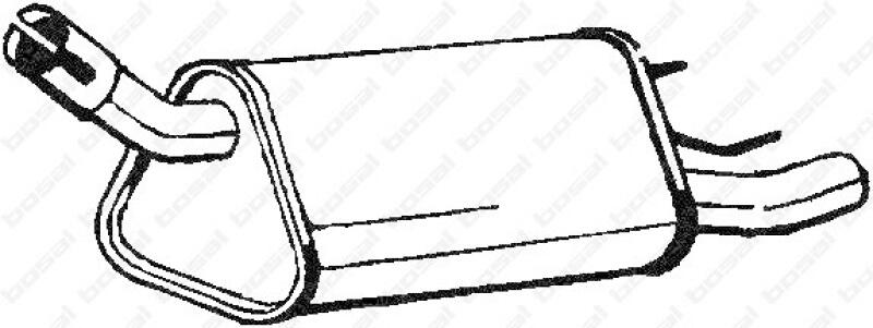 BOSAL Endschalld&auml;mpfer 185-613