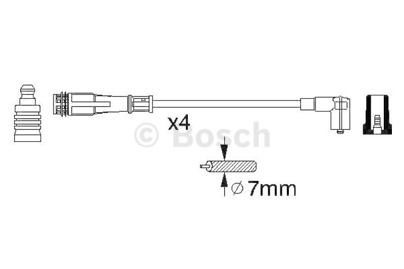 BOSCH Zündleitungssatz