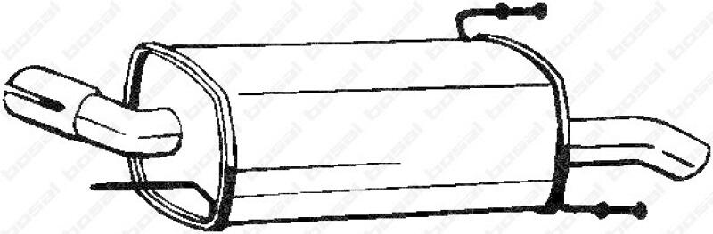 BOSAL Endschalld&auml;mpfer 185-701