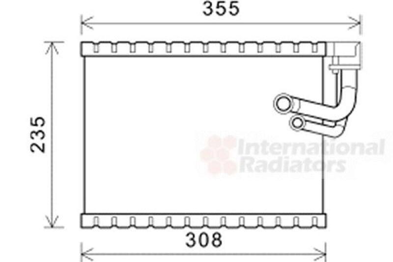 Evaporator, air conditioning