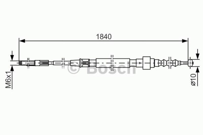 BOSCH Seilzug, Feststellbremse 1 987 477 166