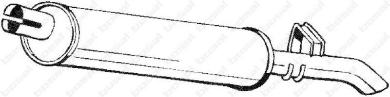 BOSAL Endschalld&auml;mpfer 185-939