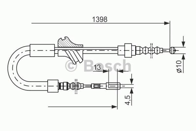 BOSCH Cable, parking brake