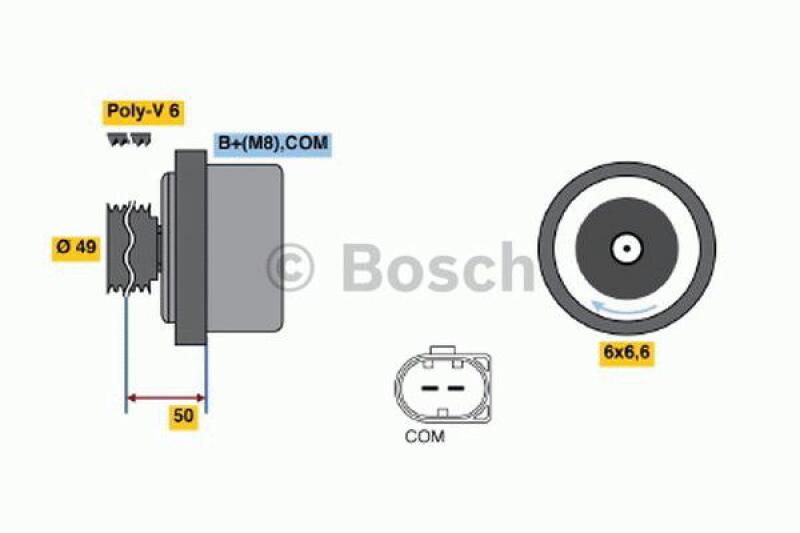 BOSCH Generator 0 986 047 170