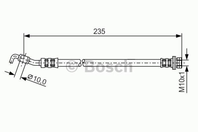 BOSCH Bremsschlauch 1 987 481 177