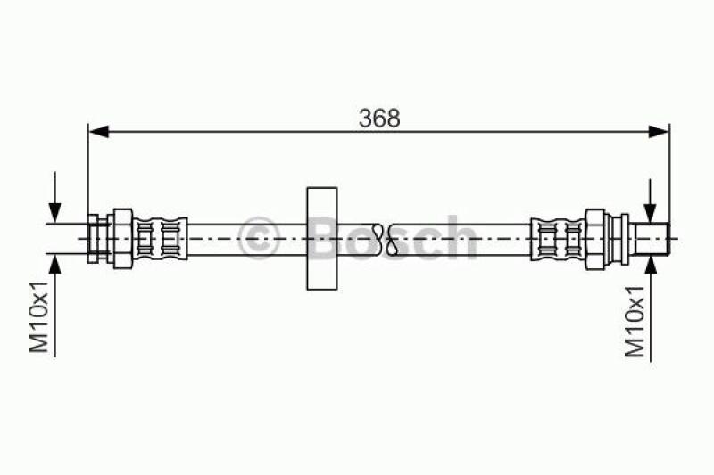 BOSCH Bremsschlauch 1 987 481 180